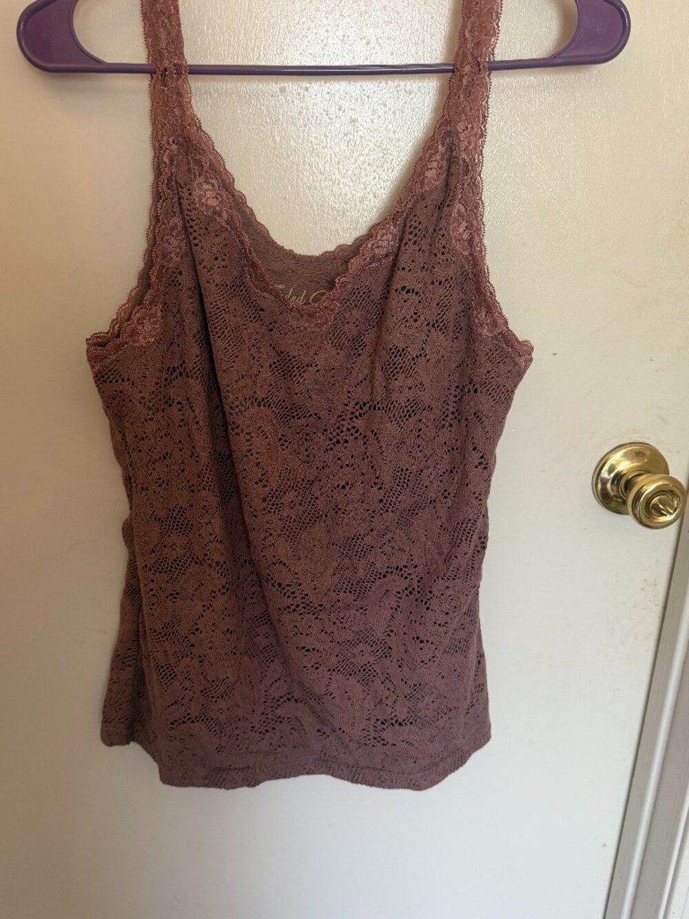 Faded Glory Mauve Camisole W XL